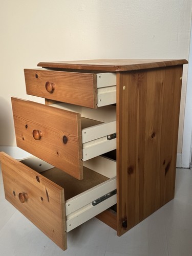 Commode bois marron - , tiroirs