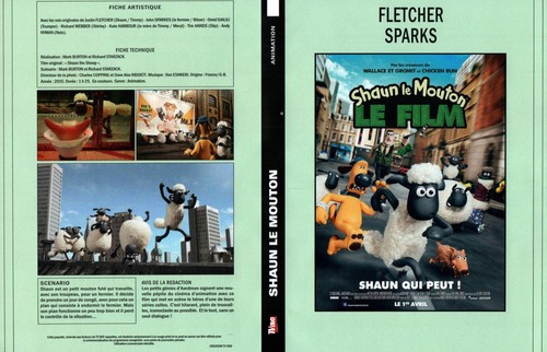 Jaquette dvd shaun - (seule),