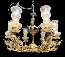 Élégant lustre ancien en