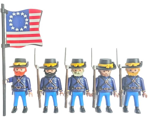 Playmobil soldats nordistes - playmobil,