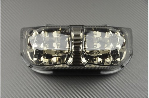 Feu stop led fumé - noir, avec