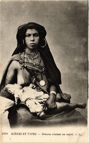 Cpa bedouine aillant son - bedouine,