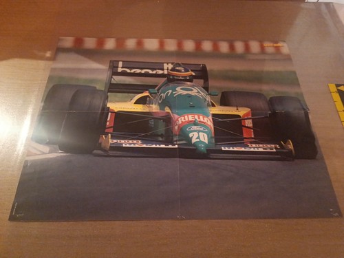 Poster affiche formule 1987 - poster,
