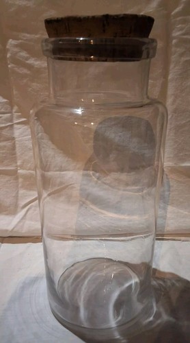 Ancien bocal verre souffle - bocal,