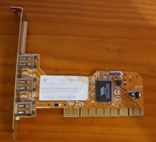 Carte firewire ports - carte, 3