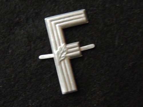 Ancienne lettre aluminium - lettre,