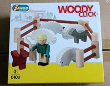 Set 0103 Woody Click Berger & ses moutons Enclos Janod A-14 no Construx Police