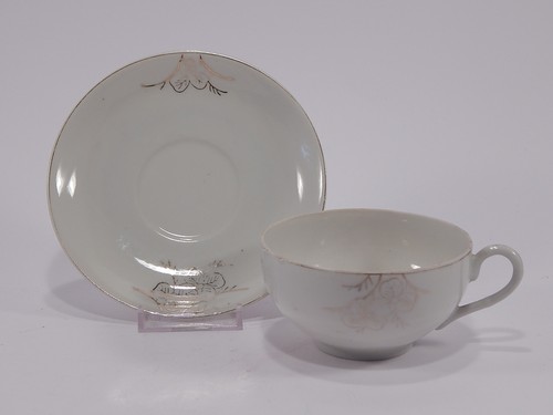 Ancienne tasse soucoupe - ancienne, et