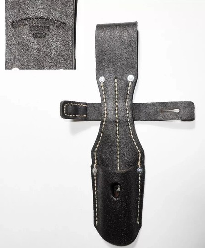 Porte cuir baionnette mauser - cuir,
