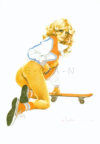 Vintage nude spanish postcard - nude, postcard-