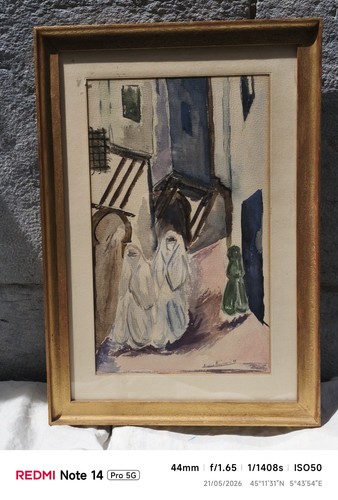 Tableau ancien huile peinture - tableau,