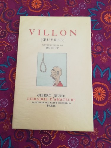 Dubout villon ex - °dubout,