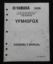 Manuel D'Assemblage YAMAHA GRIZZLY HUNTER 450 YFM45FGX 4x4 ATV 2007-2008