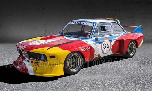 1973 bmw csl calder art - art, at