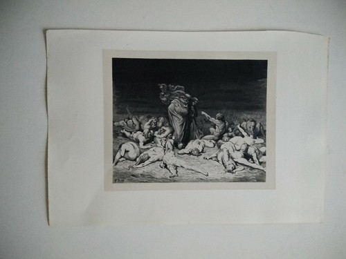 Gravure ancienne gustave doré - gravure,