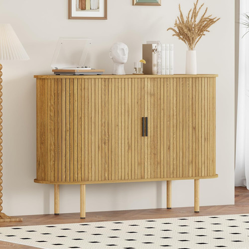 Modern oak sideboard - 47",