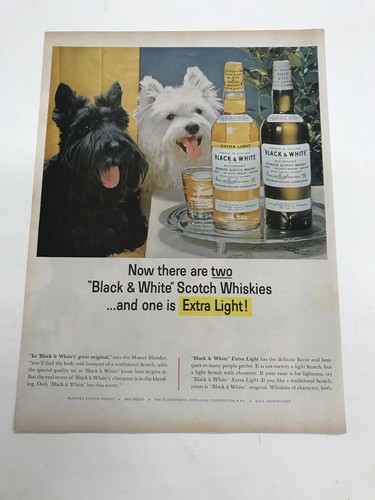 Black and white scotch whiskey - white,