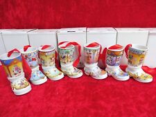 7 Hutschenreuther Bottes De Noël 2000 À 2006 8 Cm !