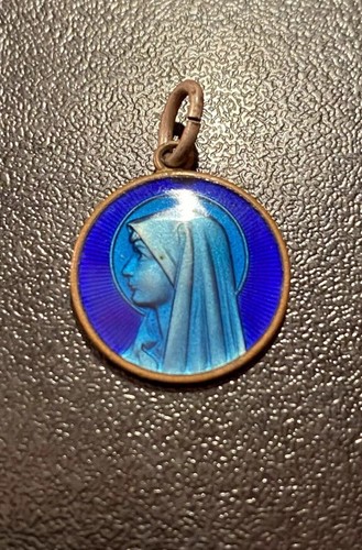 Rare joli médaille bleu - rare,