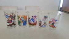lot verres à moutarde Asterix Babar Motu