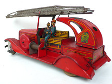 C R   DELAHAYE POMPIER  GRANDE ÉCHELLE   TÔLE  Lg 35 cm  ÉTAT DE JEU  1939  