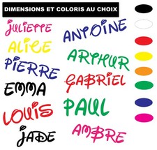 Sticker prénom personnalisé
