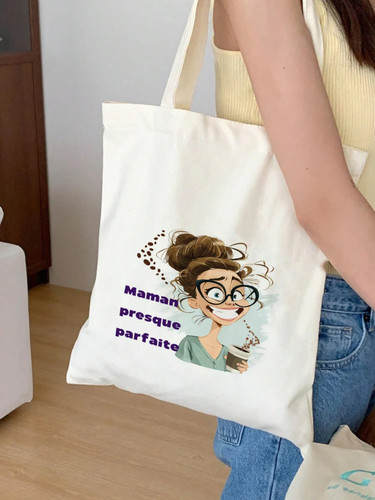 Tote bag maman presque - maman,