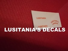 Lusitania DECALS 1:600 for Airfix A04207 Mauritania 