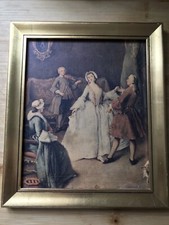 Ancienne Reproduction Du Célèbre Tableau La Classe De Danse De Pietro Longhi