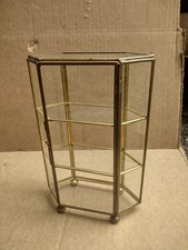 Petite Vitrine Vintage Miniature En Verre... Bibelots Bijoux...