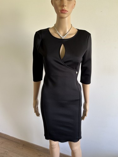 Robe noire manches courtes - noire,