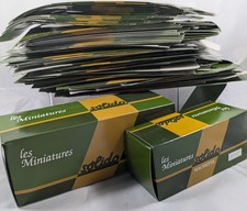 LOT DE 72 BOITES CARTONS SOLIDO MILITAIRE CHARS HACHETTE