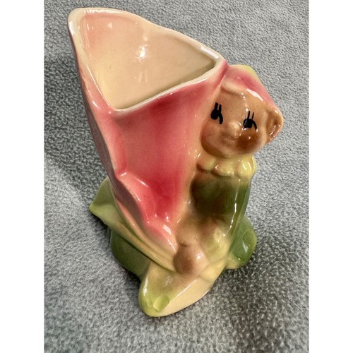 Vintage ceramic pixie elf - vintage,