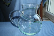 Pichet broc en verre avec