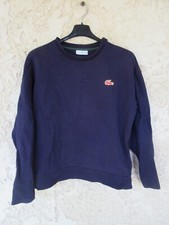 Sweat LACOSTE SPORT bleu marine femme coton taille 38