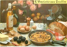 Recettes de Cuisine - Omelette aux truffes - Périgord - Gastronomie - CPM - Cart