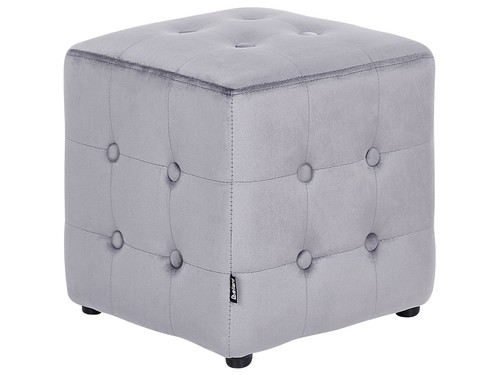 Pouf velours repose pieds - en,