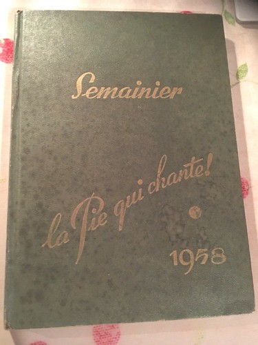Semainier pie qui - semainier, la