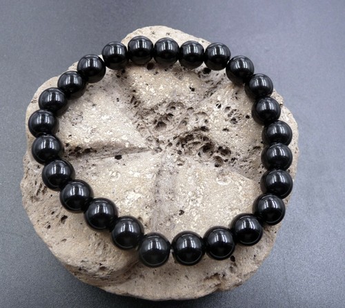 Bracelet onyx agate - agate, noire