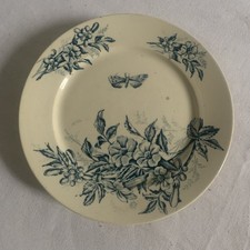 Assiette Sur Pied Ou Compote Faiencé Badonviller Modele Jasmin Tbe