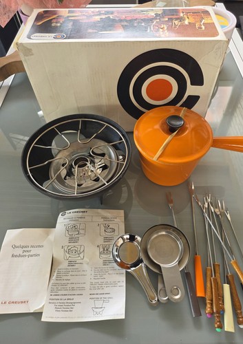 Creuset service fondue - creuset,