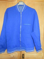 Veste TREVOIS vintage années 70 France jacket jacke bleu ancien giacca M