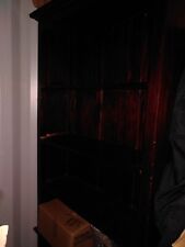 bibliothèque bois massif