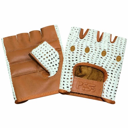 Pss mitaines crochet cuir gant - mitaines,