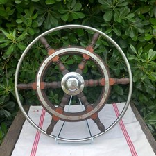 Barre de Roue Ancienne ou Gouvernail de Bateau XX siècle