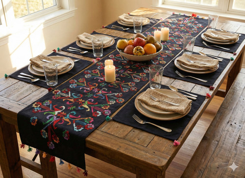 Ensemble chemin table - chemin, +