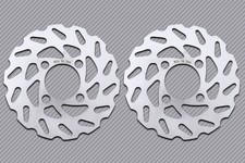 Paire Disques Avant Wave Fixe SHURIKEN Quad 160mm YAMAHA BIG BEAR 250 2007-2011