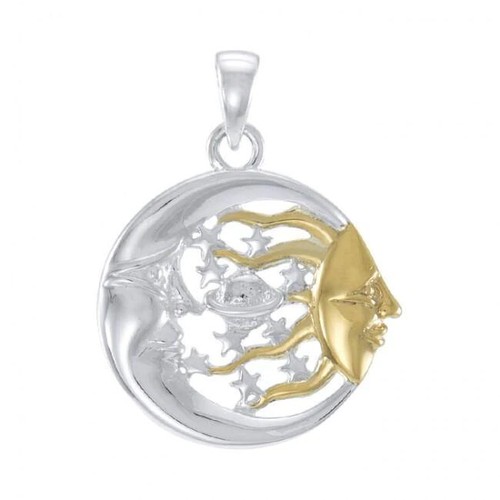 Pendentif argent sterling - en,