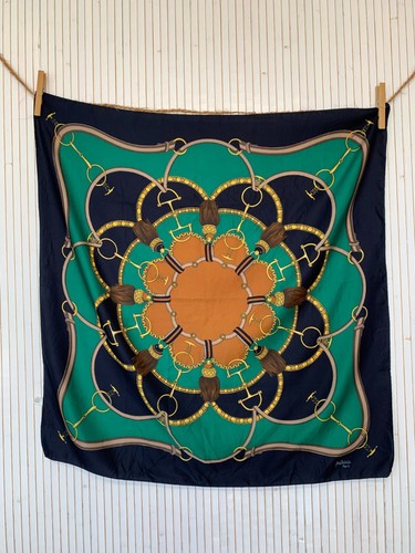 Foulard carré vintage - foulard,