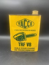 Ancien Bidon YACCO TRF V8 Huile Pour Chaîne De Tronçonneuse RARE